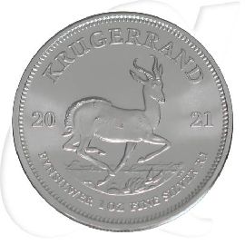 Südafrika Krügerrand Silber 25x 1 oz in Tube 2021