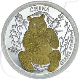 10 Dollars Liberia 2004 Panda Münzen-Bildseite
