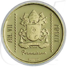 10 Euro Gold Vatikan 2019 Taufe Münzen-Bildseite