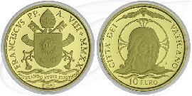 Vatikan 10 Euro Gold 2020 PP OVP Die Taufe