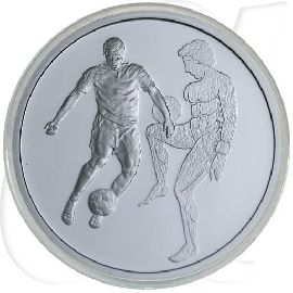 Griechenland 10 Euro Silber 2004 PP Olympia 2004 - Fußball