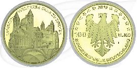 100 Euro Gold Speyer Münze Vorderseite und Rückseite zusammen