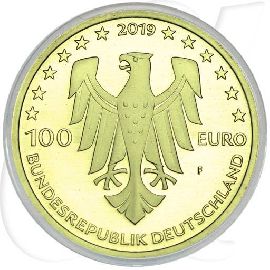 Deutschland 100 Euro Gold 2019 F st OVP Dom zu Speyer