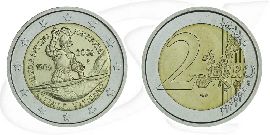 2 Euro 2006 Vatikan Münze Vorderseite und Rückseite zusammen