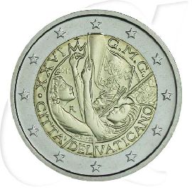 2 Euro 2011 Vatikan Münzen-Bildseite