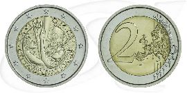 2 Euro 2011 Vatikan Münze Vorderseite und Rückseite zusammen