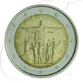 2 Euro 2013 Vatikan Münzen-Bildseite
