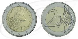 2 Euro 2019 San Marino Münze Vorderseite und Rückseite zusammen