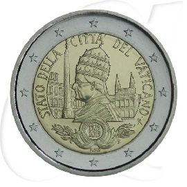 2 Euro 2019 Vatikan Münzen-Bildseite