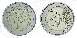 2 Euro Andorra 2018 Münze Vorderseite und Rückseite zusammen