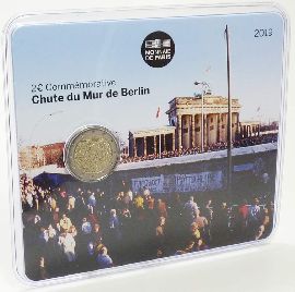 2 Euro Frankreich Mauer Berlin 2019 OVP