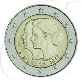 2 Euro Monaco 2011 Münzen-Bildseite