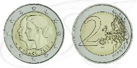 2 Euro Monaco 2011 Münze Vorderseite und Rückseite zusammen