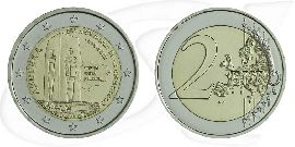 2 Euro Münze Andorra 2018 Münze Vorderseite und Rückseite zusammen