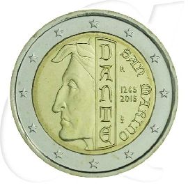 2 Euro Münze San Marino 2015 Münzen-Bildseite