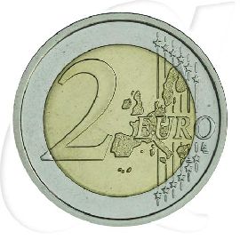 2 Euro San Marino 2005 Galilei Münzen-Wertseite
