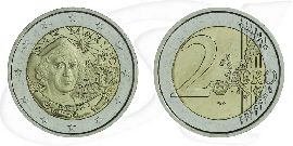 2 Euro San Marino 2006 Kolumbus Münze Vorderseite und Rückseite zusammen