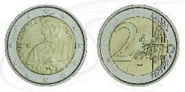 2 Euro San Marino 2007 Garibaldi Münze Vorderseite und Rückseite zusammen