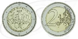 2 Euro San Marino 2008 Dialog Münze Vorderseite und Rückseite zusammen