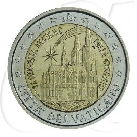 2 Euro Vatikan 2005 Münzen-Bildseite