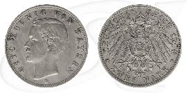 2 Mark Otto König von Bayern 1908 Münze Vorderseite und Rückseite zusammen