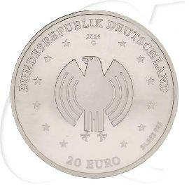 Deutschland 20 Euro 2024 G st 75 Jahre Grundgesetz