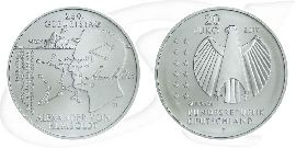 20 Euro Humboldt 2019 Münze Vorderseite und Rückseite zusammen
