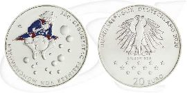 20 Euro Münchhausen 2020 Münze Vorderseite und Rückseite zusammen