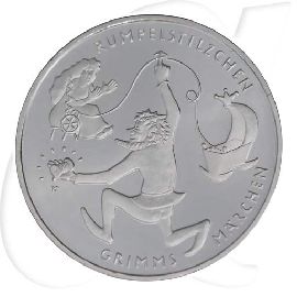 20 Euro Rumpelstilzchen 2022 Deutschland Münzen-Bildseite