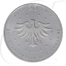 20 Euro Rumpelstilzchen 2022 Deutschland Münzen-Wertseite
