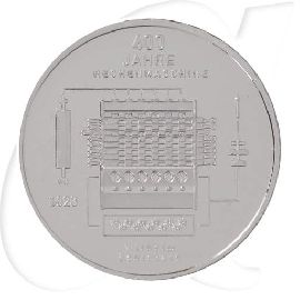 Deutschland 20 Euro 2023 D Wilhelm Schickard 400 J. Rechenmaschine