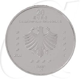 Deutschland 20 Euro 2023 D Wilhelm Schickard 400 J. Rechenmaschine