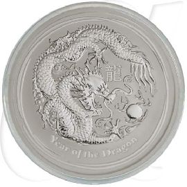 2012 Drache 8 Dollar Australien Silber Lunar Münzen-Bildseite