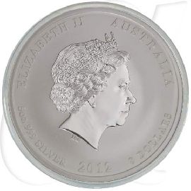 2012 Drache 8 Dollar Australien Silber Lunar Münzen-Wertseite