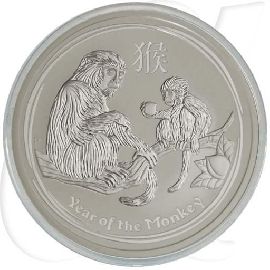 Australien 8 Dollar 2016 BU Silber Lunar II Jahr des Affen