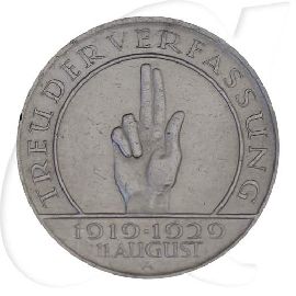 3-mark-umlaufmuenze-1924-weimarer-republik Münzen-Bildseite