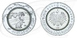5 Euro 2019 Gemäßigte Zone Münze Vorderseite und Rückseite zusammen