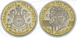 5 Euro 2020 Vatikan Ludwig van Beethoven Münze Vorderseite und Rückseite zusammen