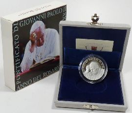 5 Euro Münze Vatikan 2003 Rosenkranzjahr OVP