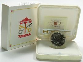 Vatikan 5 Euro Silber 2005 PP OVP Sede Vacante