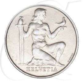 Schweiz 5 Franken 1936 B vz Wehranleihe Pro Patria Armis Tuenda