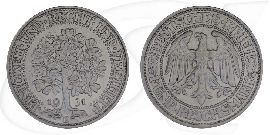 3-mark-1929-schwurhand-verfassung-weimar-e Münze Vorderseite und Rückseite zusammen