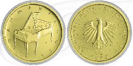 50 Euro Gold 2019 Hammerflügel Münze Vorderseite und Rückseite zusammen