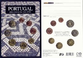 Portugal Kursmünzensatz 2010 st FDC