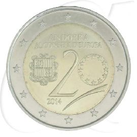 2 Euro Andorra 2014 Europarat Bildseite