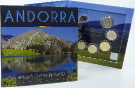 Andorra Kursmünzensatz 2017 st OVP Folder