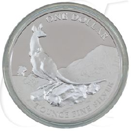 Australien RAM 1 Dollar 2013 PP Silber fein Känguru