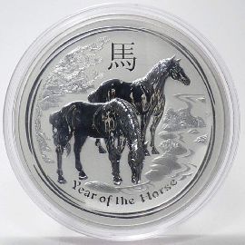 Australien 2014 Kilo Silber Pferd 30 Dollar Lunar OVP