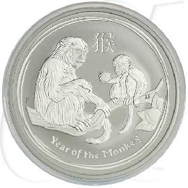 Australien 1 Dollar 2016 BU Silber Lunar II Jahr des Affen