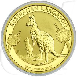 Australien Gold Känguru 2020 1 Unze 100 Dollar Münzen-Bildseite